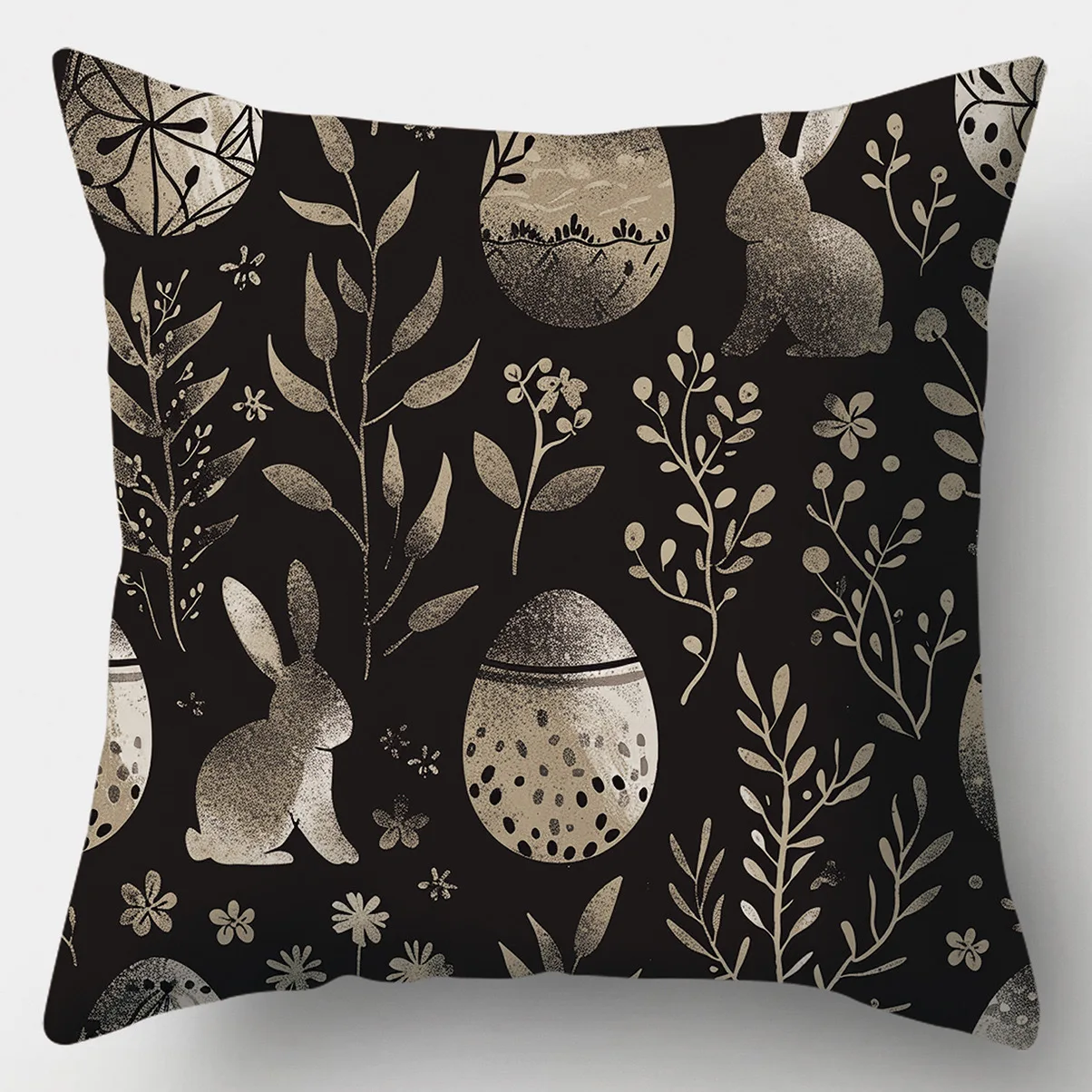 Easter Cartoon Printed Bunny Egg Pillowcase Home Sofa Cushion Cover Bedroom Bedside Pillow Cover 4