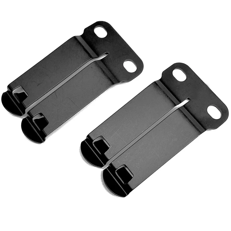 1 Piece KYDEX stainless steel holster clips K sheath waist clip accessories for knife sheath back clip scabbard carrying pocket knife scabbard belt holster clip