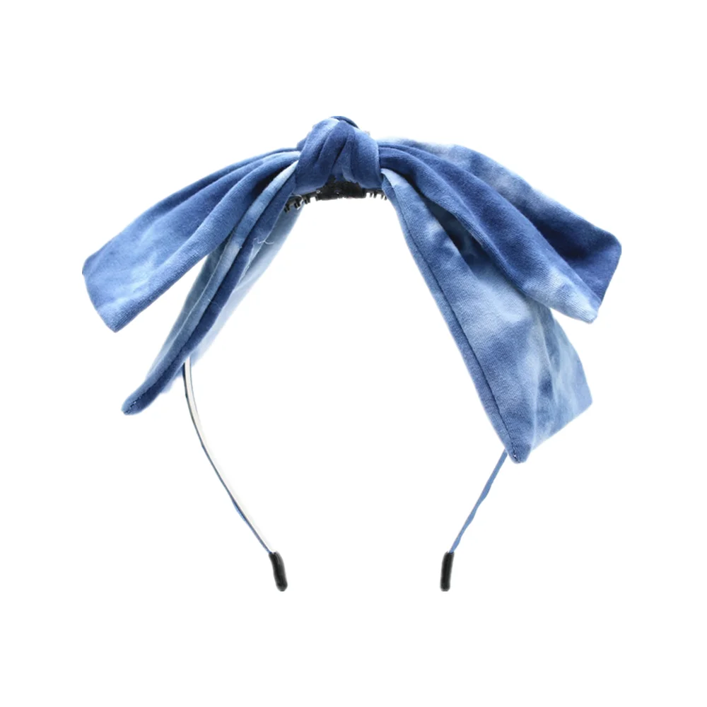 

Popular Headband Hair Bows Hair Bands For Women Hairband Girls Hair Accessories Party Mujer bow hairband Ink painting