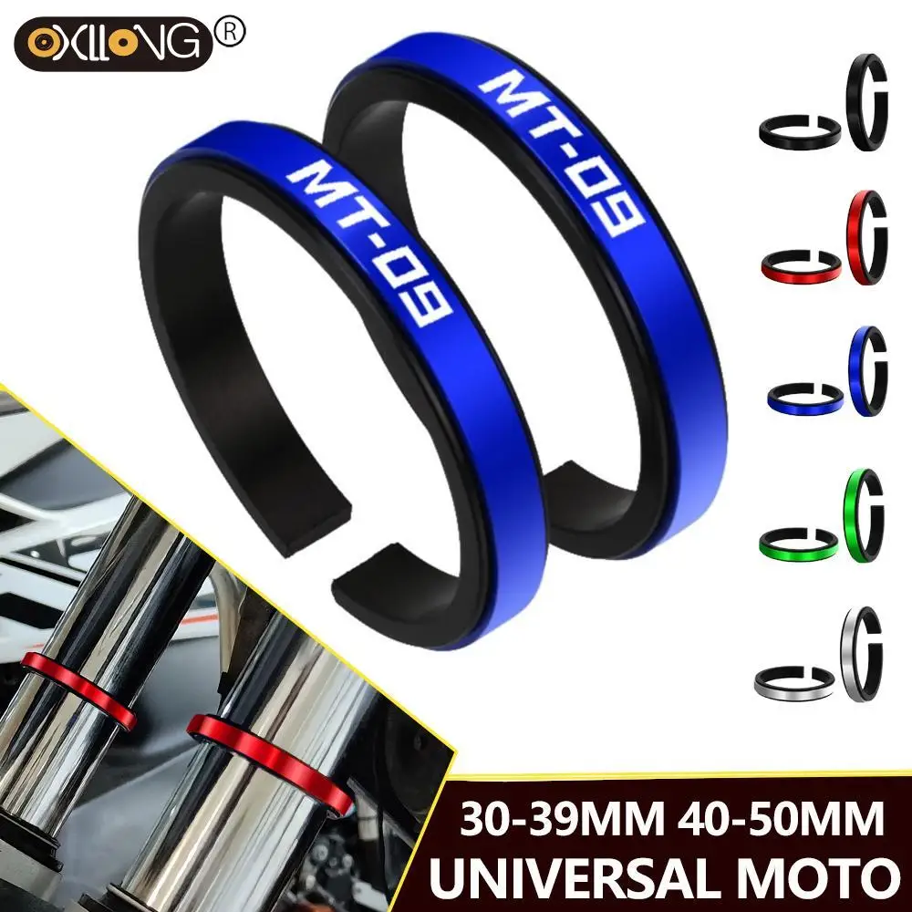 

For Yamaha mt09/FZ09 mt 09 MT-09 2014-2023 Motorcycle Front Suspensions Shock Absorber Auxiliary Adjustment Ring 30-39MM 40-50MM