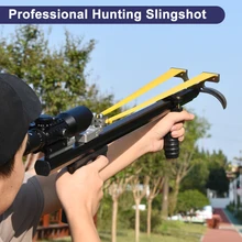 

Professional Hunting Slingshot Slingshot Rifle Powerful Fish Shooting Slingshot Catapult Outdoor Fish Shooting Hunting