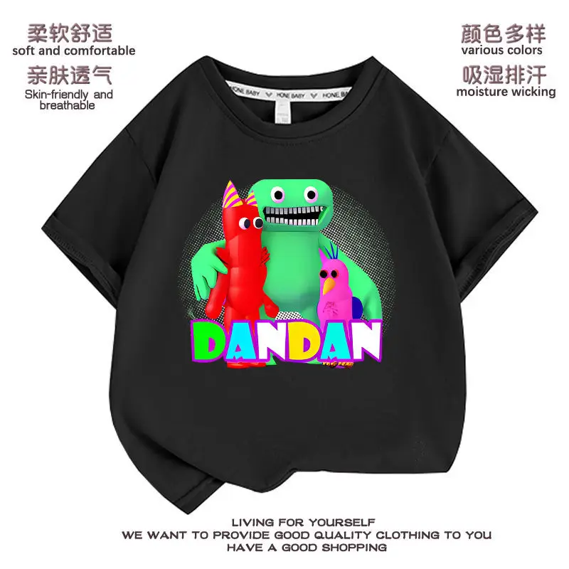 

Garten of Banban Short-sleeved Summer Clothes, Garden Fashion Peripheral Clothes, Children's T-shirt Tops