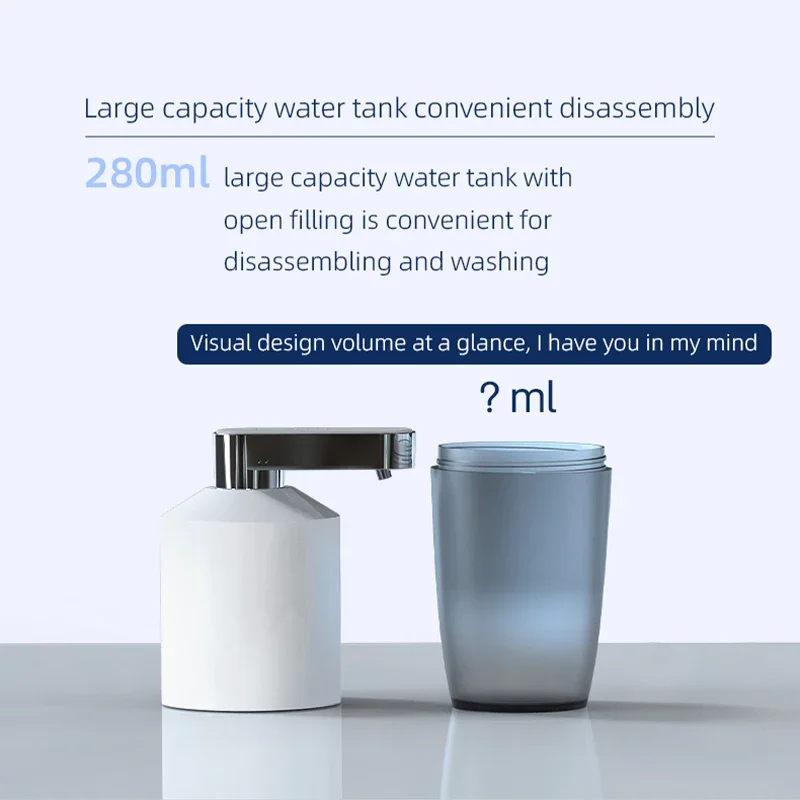 Mouthwash Automatic Dispenser Bathroom Electric Bottle Wash Touchless Kids Auto Pump Automatically White Hardware Fixture Home