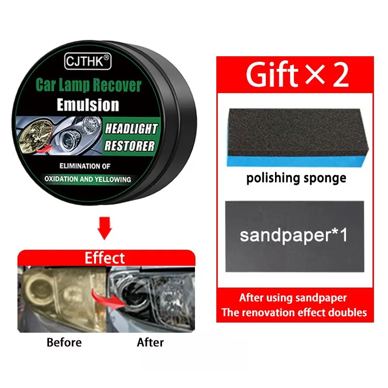 Реставрація фар автомобіля Набори для полірування Засіб для видалення подряпин фар Ремонт Чистяча паста Видалення окислення Рідина для полірування фар
