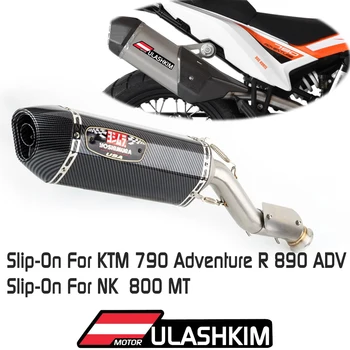 Motorcycle Motor Exhaust Slip On For KTM 790 890 Adventure R ADV NK800MT Exhaust