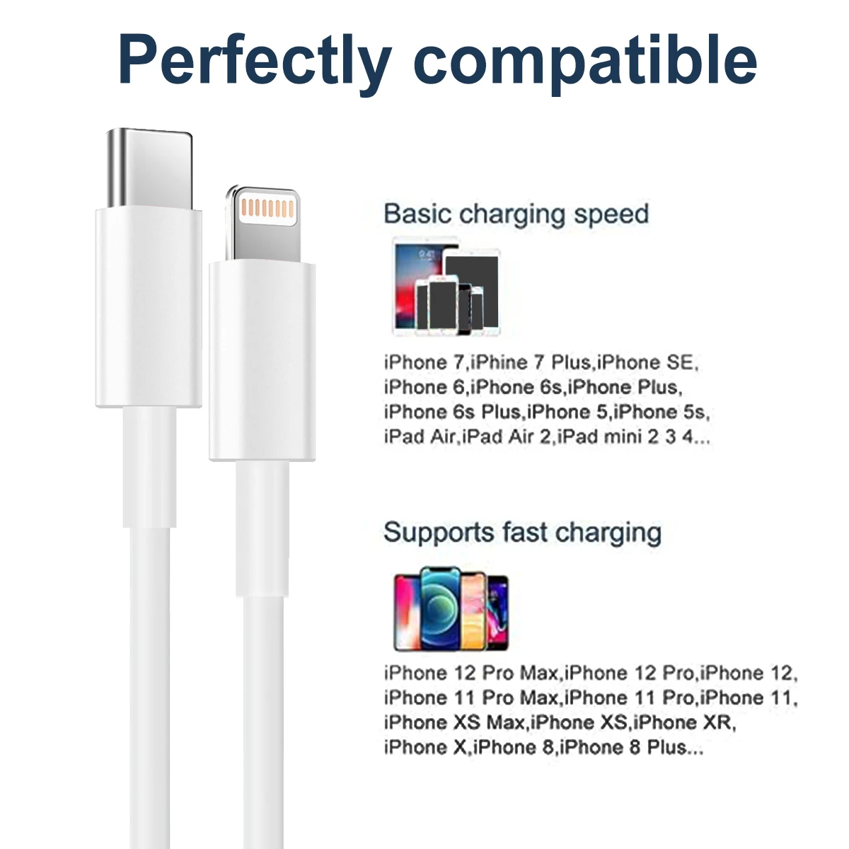 Dati USB Caricatore Da Muro USB Originale UE Per IPhone 15 14 13 12 11 Pro Mini 8 Plus XR X XS SE Cavo Dati Di Ricarica - Foto 3