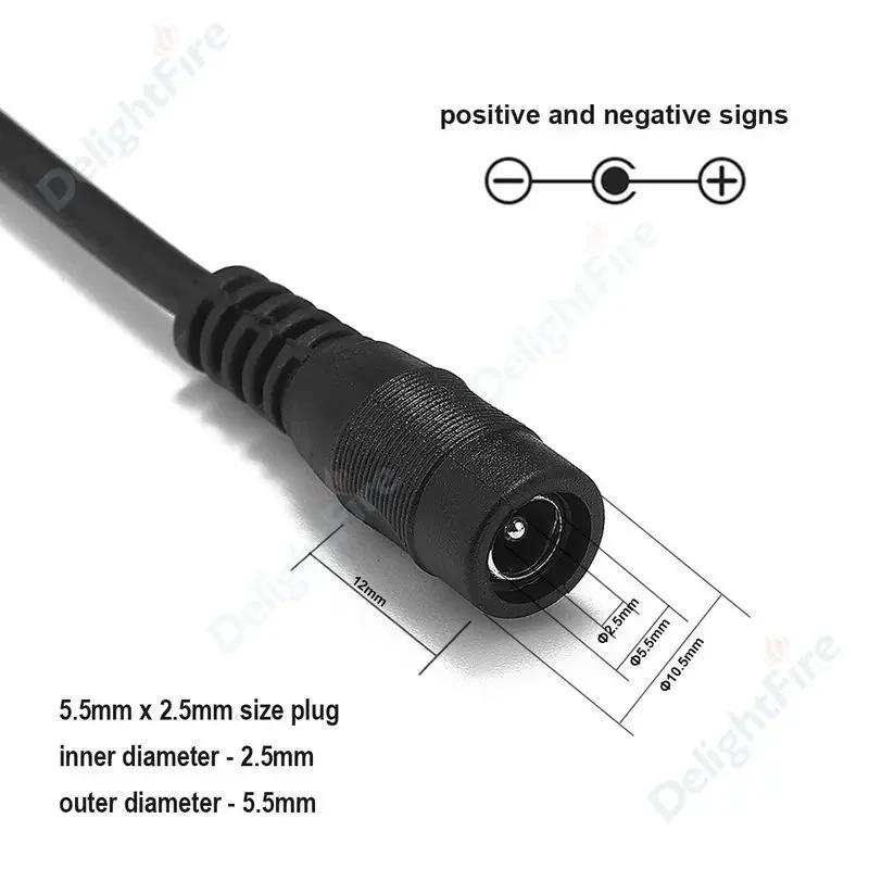 Cavo Prolunga Alimentazione DC 8m - Jack 5,5x2,1 Mm Per Telecamere, Router, LED - Foto 12