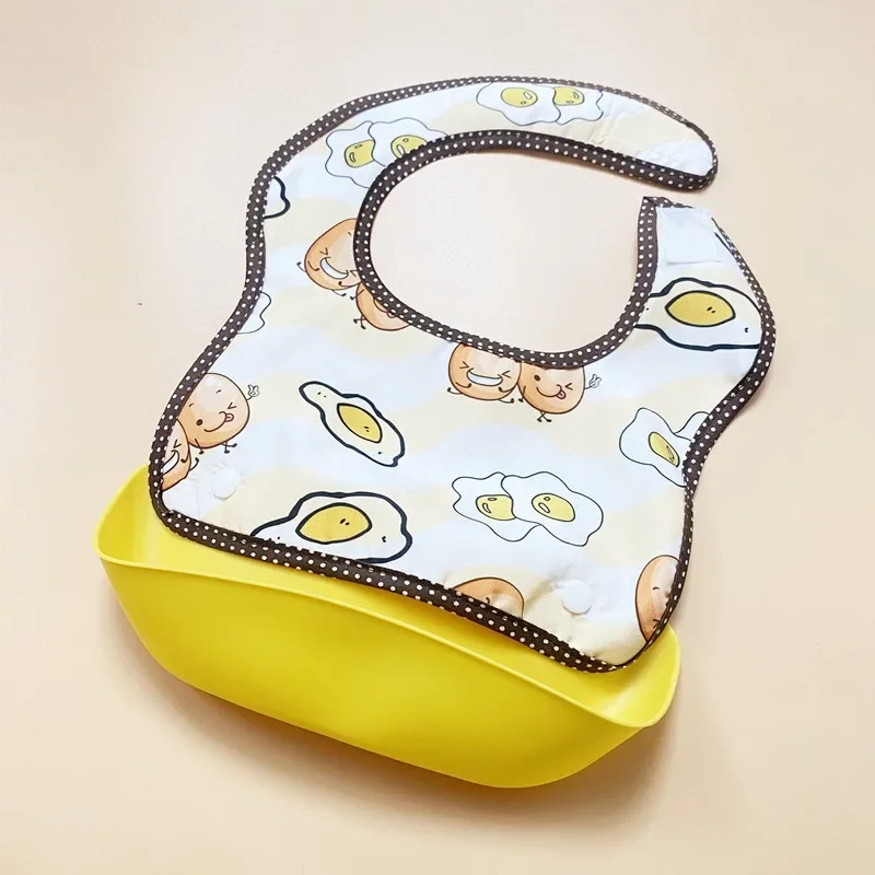 

Silicone Bib for Children Multi-purpose Three-dimensional Baby Eating Pocket Can Be Disassembled Waterproof Saliva Towel