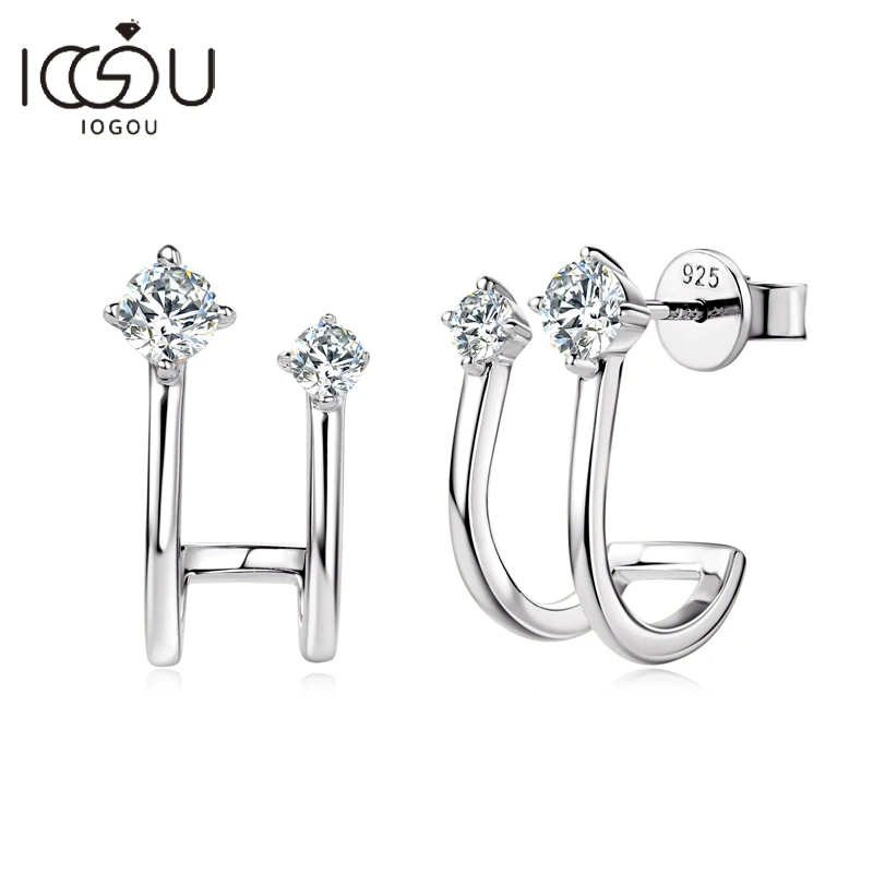 

Женские серьги-кольца из серебра 925 пробы, 4 и 3 мм