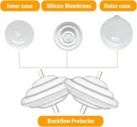 Backflow Protector 2PCS Tubing 2PCS and Duckbill Valves 4PCS Replacement Pump Part Compatible with Spectra S1/S2/9Plus 2