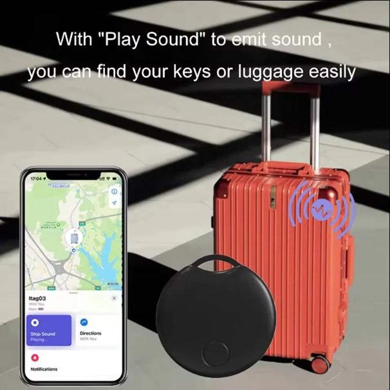 قطعة جهاز ذكي مستديرة معتمدة من MFi أداة البحث عن...