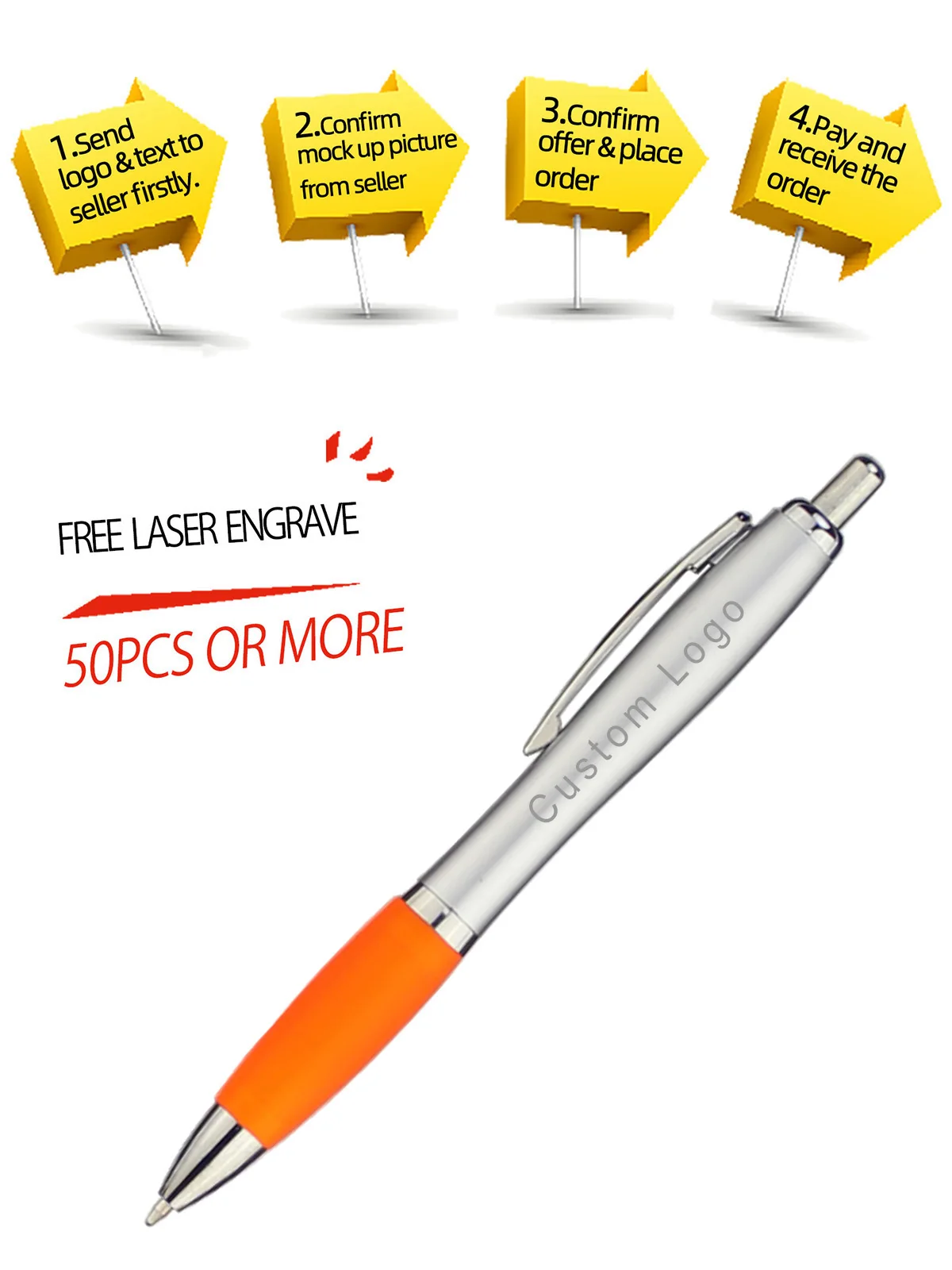 Ballpoint pen retractable plastic gourd ball pen