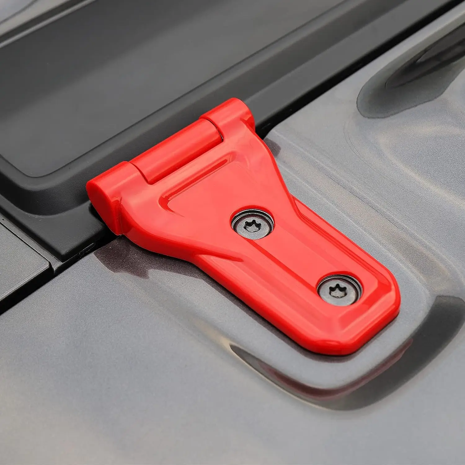 Motorhaube Scharnierabdeckung Außendekoration Zubehör für Jeep Wrangler JL JLU & Gladiator JT 2018-2023 – Detail 9