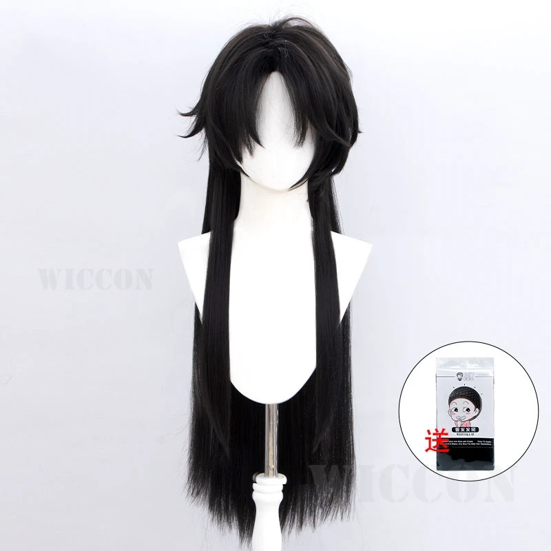 Game Genshin Impact II Capitano Cosplay Mask Wig The Captain Adult Wig Customized Nails Halloween Accessories 18