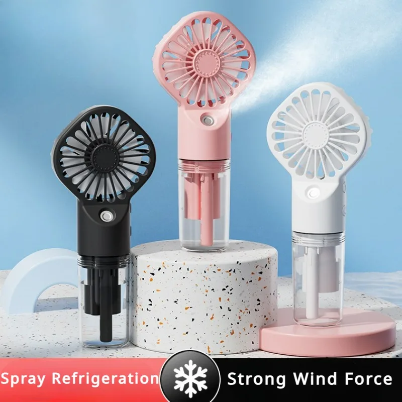 

Hand Held Spray Fan Portable Mini Charging Hand Held Fan Spray Humidification Gift Hand Held Small Fan