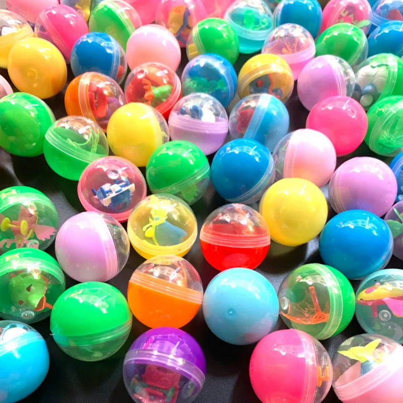 32mm Children Mini Claw Machine Toys Accessory Ball Automatic Operated Play Game Doll Machines Prizes Gifts Twisted Egg Balls 3