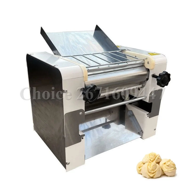 

110V/220V Commercial Stainless Steel Dough Dumpling Noodle Roller Pasta Kneading Pressing Rolling Machine