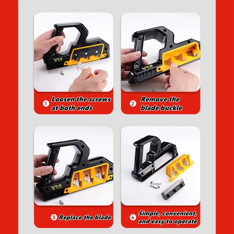 45&deg;/60&deg; Woodworking Chamferer Planers Plasterboard Quick Cutter Gypsum Board Hand Plane Drywall Edge Chamfer Trimmer Hand Tools