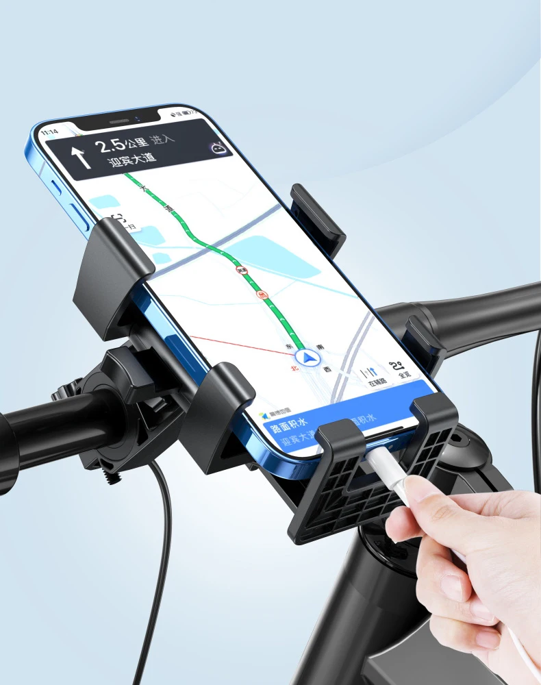 Support Universel De Téléphone Pour Guidon De Vélo Et Moto, Pour Xiaomi  Huawei Iphone 15 14 Pro Max - Baseus