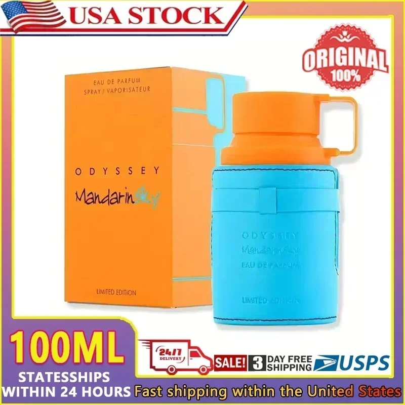 100ml ARMAF Men's Odyssey Mandarin Sky for Men Eau De Parfum Spray, 3.4 Ounce Best Gift