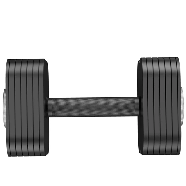 High Quality Black 16KG Adjustable Dumbbell For Training