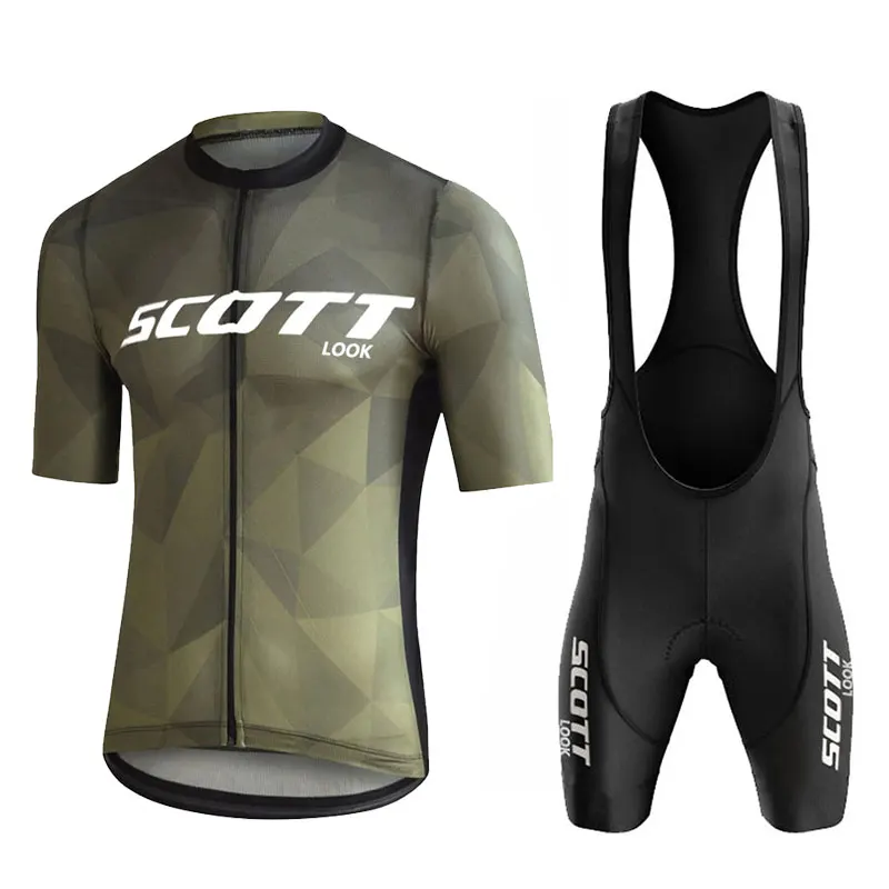 2025 Team Sportwear Cycling Jersey Set Summer Cycling Clothing MTB Bike Clothes Uniform Maillot Ropa Ciclismo Man Bicycle Suit 2