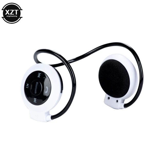 Cuffie sportive wireless compatibili con Bluetooth Auricolari stereo Lettore musicale Mp3 Auricolare Slot per scheda Micro SD Microfono vivavoce 5