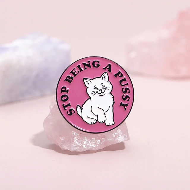 Cartoon Cat Enamel Pins Brooches Lapel Badge 2