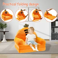 Toddler Chair Comfortable Kids Sofa Bed Foldable Toddler Couch Lightweight Baby Lounge Chair Portable Couch for 1 to 4 Years Old 2
