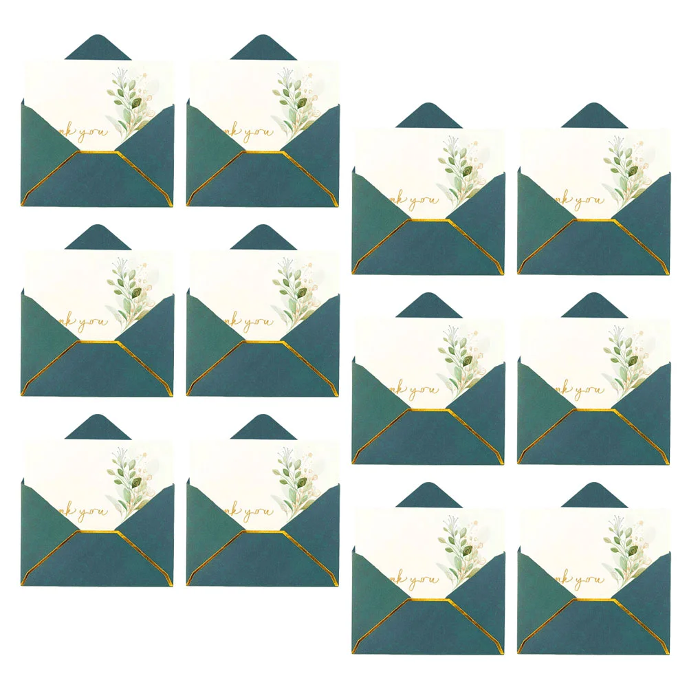 

12 Sets Thank You Cards Blessing Gift Cards Greeting Card with Envelopes Birthday Greeting Cards