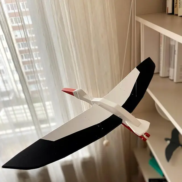 Wooden  Hanging Flying Flapping Seagull Parrot Eagle Nursery Baby Mobile Toy Gift for Bedroom Outdoor Balcony Bed 6