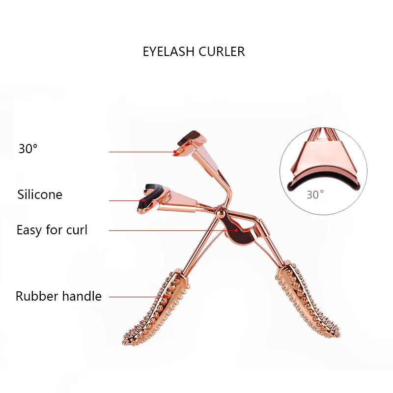 Professional Makeup Eyelash Curler Handle Eye Lashes Curling False Eyelashes Curlers Clip Beauty Makeup Tool eyelash curler