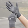 Men's Ice Silk Breathable, Cool, Sunscreen, UV Protection, Cycling, Sports, Fishing, Non slip All Finger Gloves 3