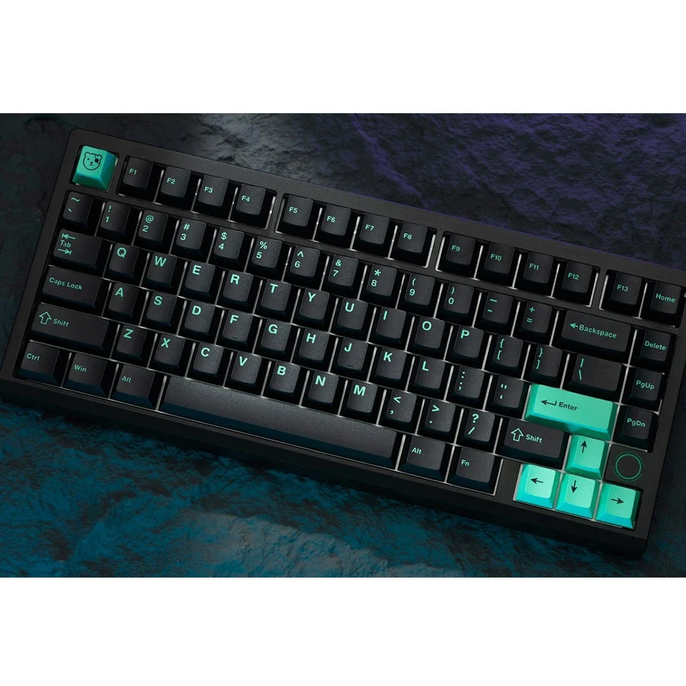 メカニカルキーパッドMeletrix-Boog75,pbtキーキャップ,81キー,磁気 
