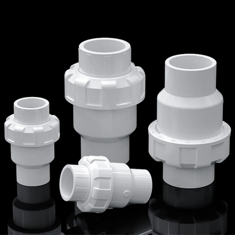 20110mm PVC Ball Check Valve Sewer Pipe Drain One Way Return Flap