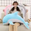 Cute Dolphin Soft Plush Toy Bed Pillow Sleeping support pillow Removable&Washable throw pillow Gifts to Children or girlfriend! 1