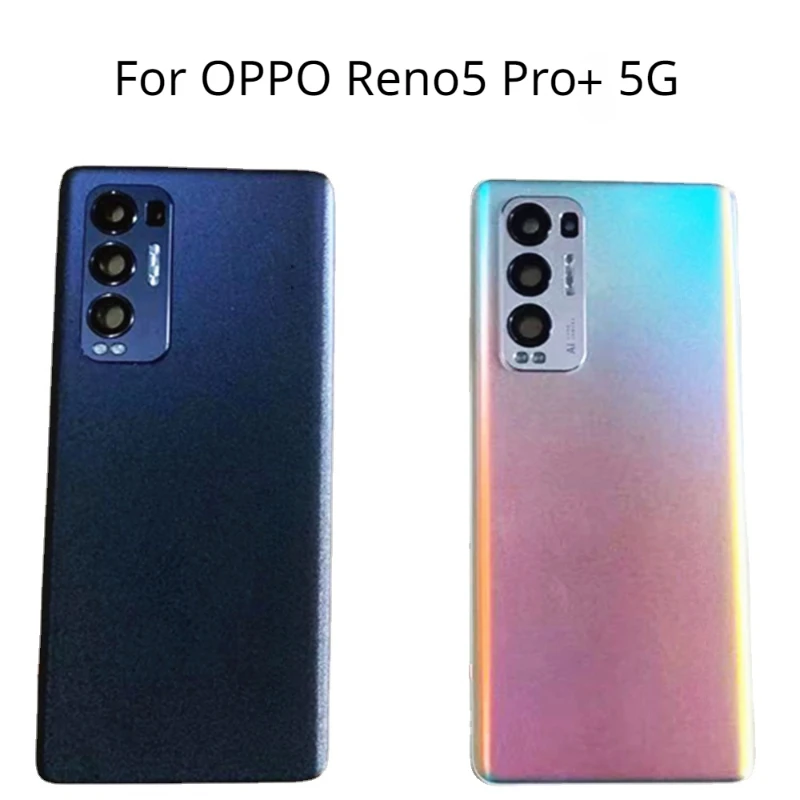 

Brand-new 6.55" For OPPO Reno5 Pro+ 5G Back Battery PDRM00 PDRT00 Cover Door Housing Glass Back Cover With lenses