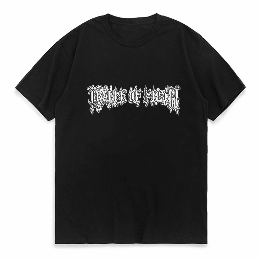 

Cradle Of Filth Dusk And Her Embrace Shirt CAVVING 3D Printed Cradle Of Filth Casual T-shirts 100% Cotton Graphic Printed Tops