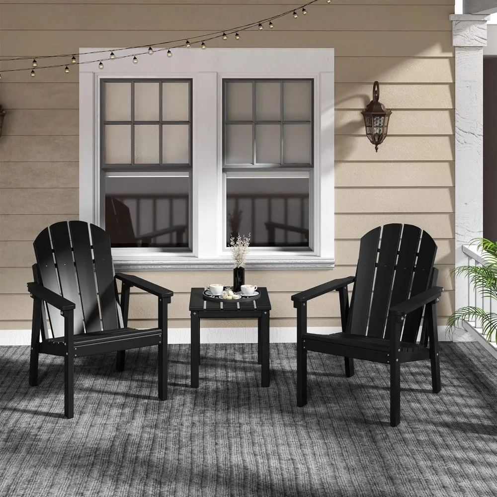 Adirondack Chair Set of 4,Weather Resistant Outdoor Adirondack Chairs Fire Pit Chair for Deck, Garden, Backyard 2