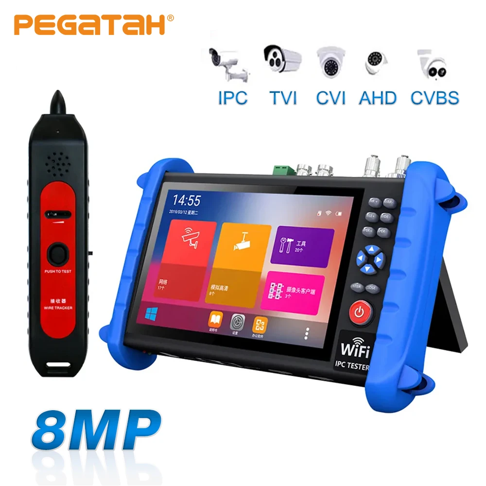 Cctv Tester Monitor 4K Telecamera Ip Telecamera Ip 8Mp Ahd Monitor Tvi Cvi Ahd Ptz Poe Telecamera Video Tester H.265 Telecamera Cftv