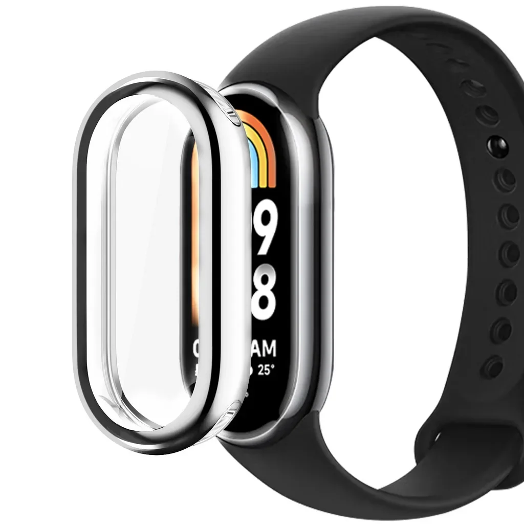 Electroplated TPU Soft Protective Smart Watch Case Cover