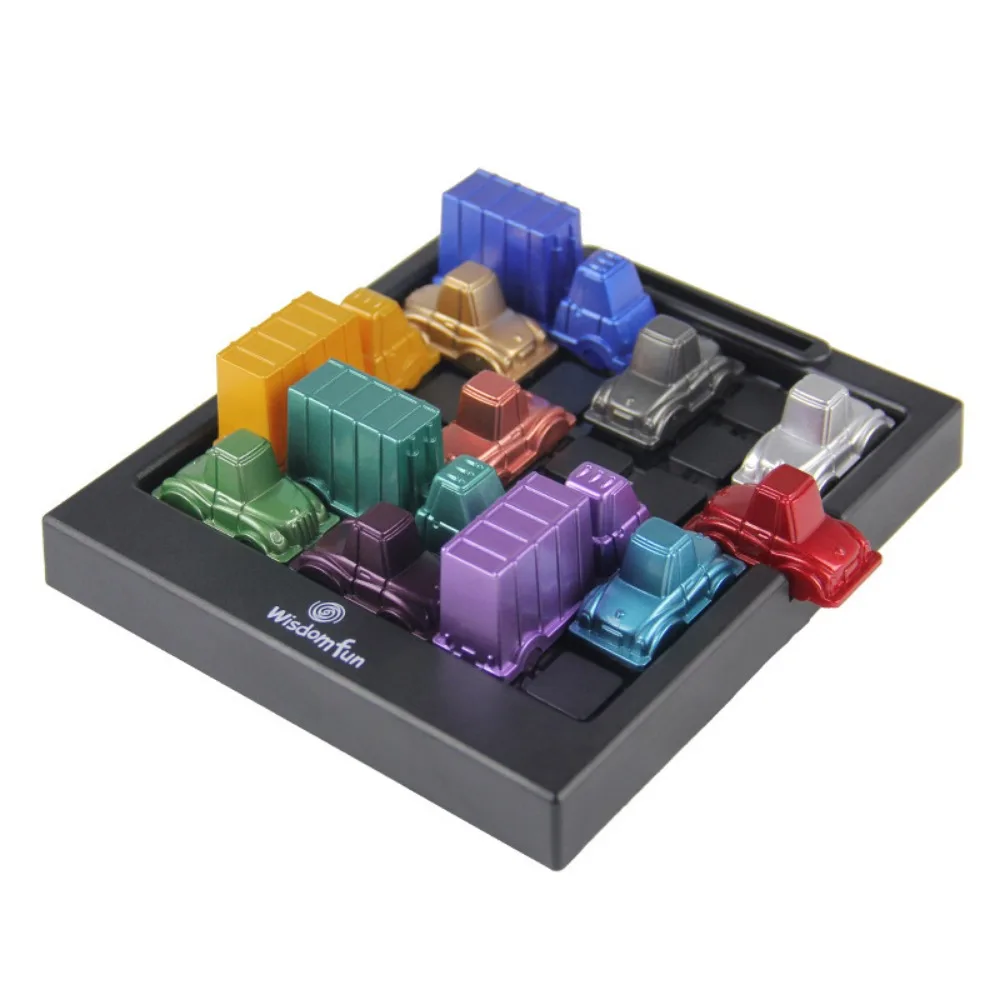 Racing Track Car Adventure Parking Brain Game Thinking and Reasoning Board Game Children Strategy Toy
