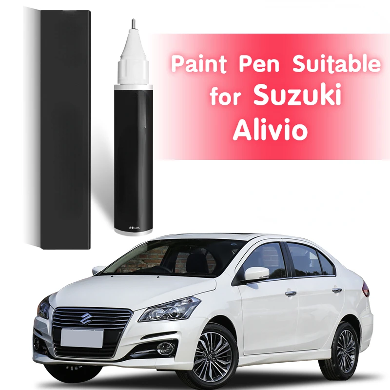 Paint Pen Suitable for Suzuki Alivio Paint Fixer Pearlescent White Qiyue Car Supplies Modification Accessories Complete