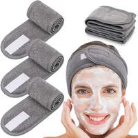 Headbands For Hair Woman Adjustable Wide Hair bands Yoga Spa Bath Shower Headband Wash Face Cosmetic Ladies Make Up Accessories 2