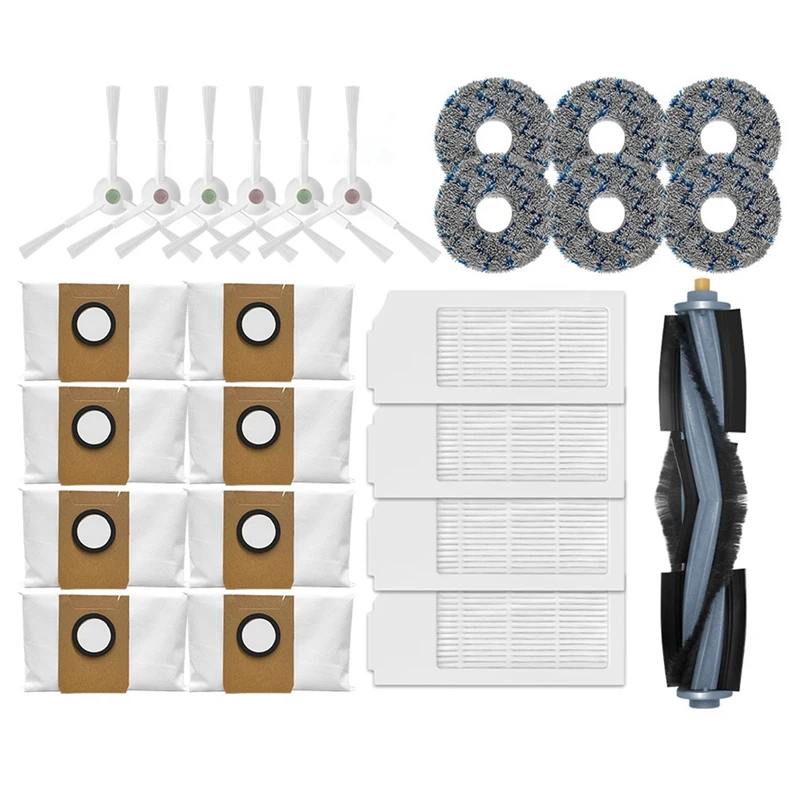 

Запчасти Для Ecovacs T10 Turbo/Omni, основная боковая щетка, НЕРА, фильтр, Швабра, ткань, замена