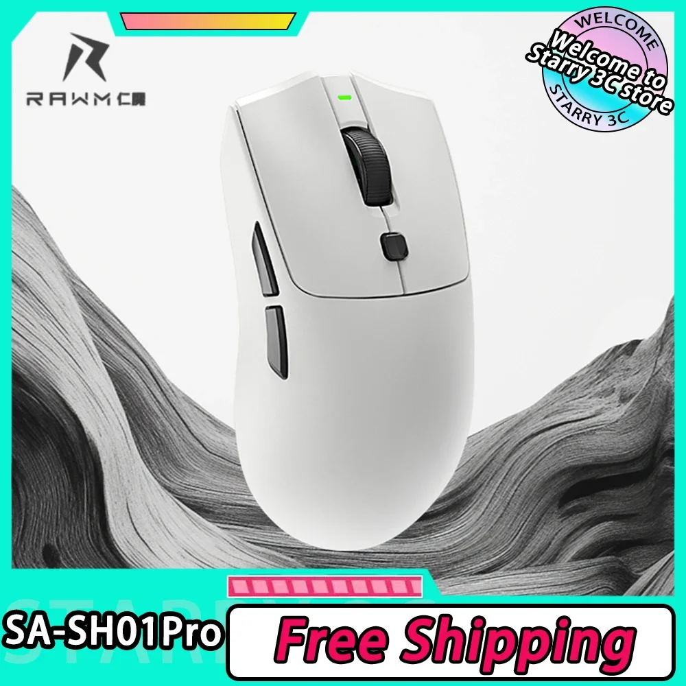 Rawm-SA-SH01Pro-Wiresless-Mouse-8K-Three-Mode-PAW3950-Gaming-Mouse ...