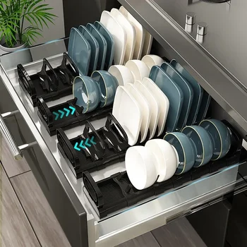 Adjustable Dish Storage Rack 1