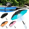 Sun Umbrella with Fan Misting,Portable Fan for UPF 50+ Sun,Cooling Umbrella,Summer Cooler for Outdoor Beach,Battery Powered 1