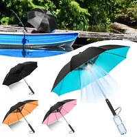 Sun Umbrella with Fan Misting,Portable Fan for UPF 50+ Sun,Cooling Umbrella,Summer Cooler for Outdoor Beach,Battery Powered 1