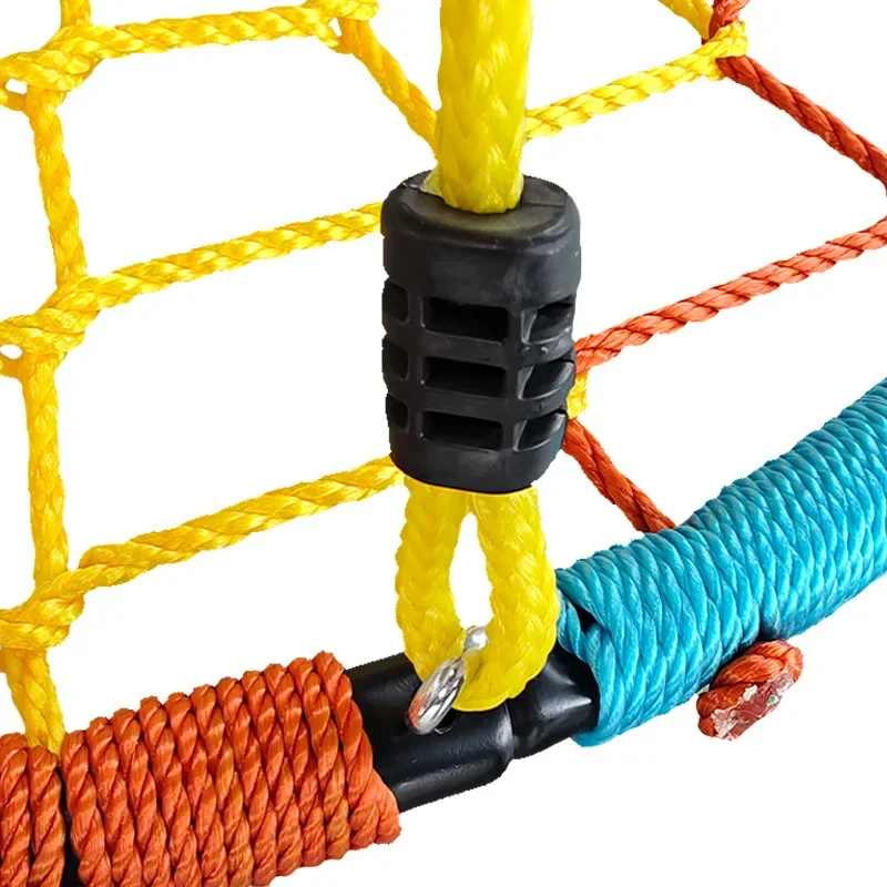 60cm Net Rope Bird's Nest Swing Children's Outdoor Toy Facilities Hammock PE Rope Weaving Easy To Carry and Safe 5